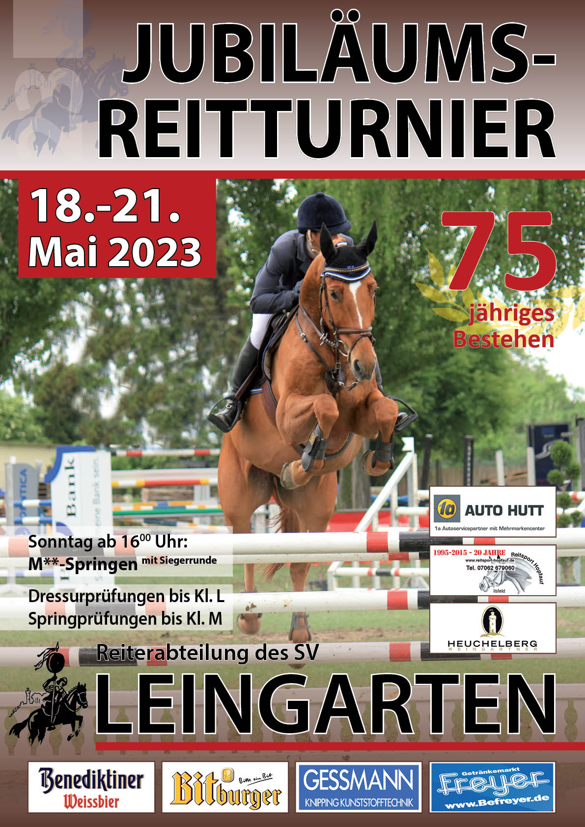 Plakat Reiten